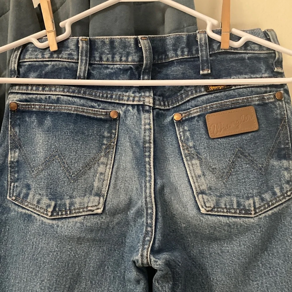 Wrangler Classic, Perfectly Worn Vintage Jeans - Blue - Picture 5 of 6